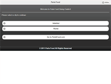 Tablet Screenshot of guide.parlafood.com